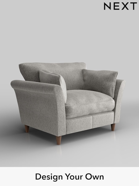 Plush Chenille/Light Grey Hartley Relaxed Sit (H35908) | £925