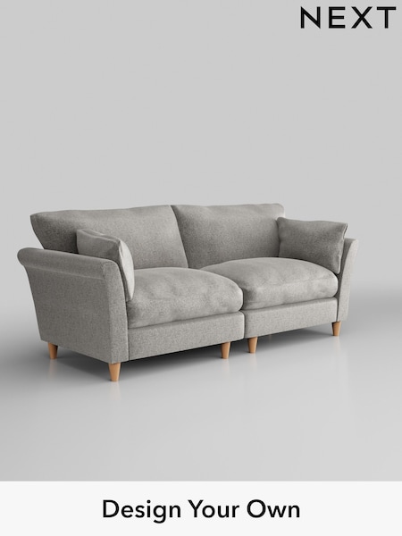Plush Chenille/Light Grey Hartley Relaxed Sit (H35908) | £1,375