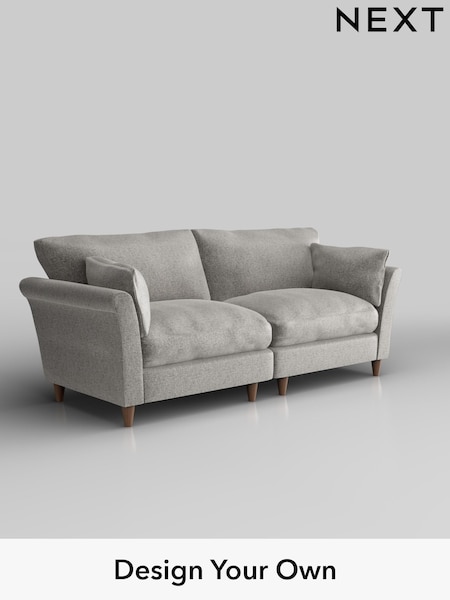 Plush Chenille/Light Grey Hartley Relaxed Sit (H35908) | £1,375