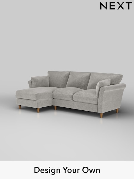 Plush Chenille/Light Grey Hartley Relaxed Sit (H35908) | £1,899