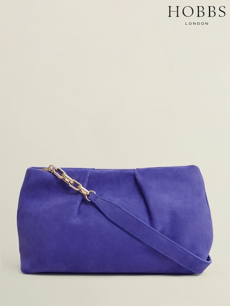 Hobbs Blue Clifton Clutch (H35915) | £99