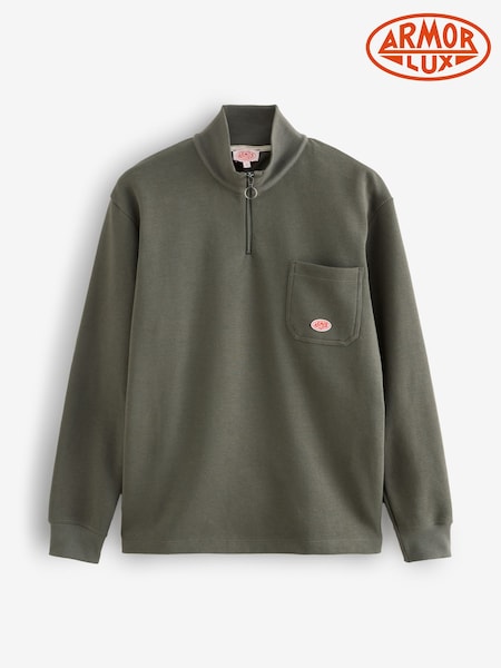 Armor Lux Heritage Quarter Zip Sweatshirt (H35929) | £115