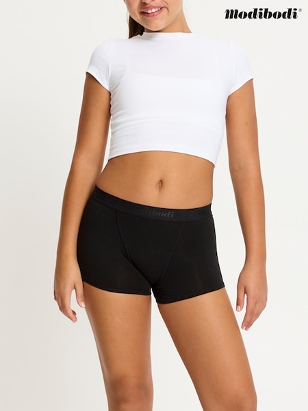 ModiBodi Black Boy Teen Hipster Moderate Heavy Shorts (H35940) | £19