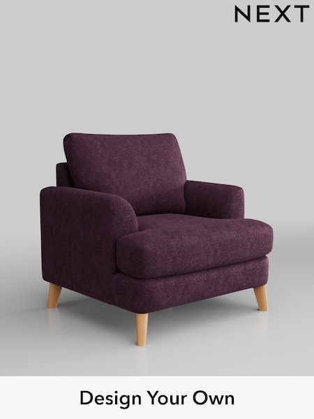 Plush Chenille/Dark Plum Purple Parker (H35944) | £875