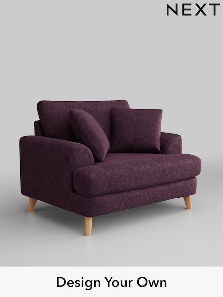 Plush Chenille/Dark Plum Purple Parker (H35944) | £975