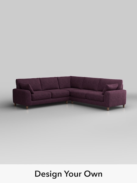Plush Chenille/Dark Plum Purple Campbell (H35945) | £2,350