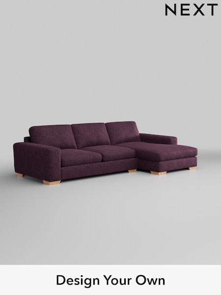 Plush Chenille/Dark Plum Purple Houghton Deep Sit (H35972) | £2,250