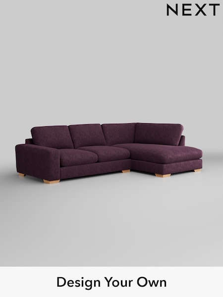 Plush Chenille/Dark Plum Purple Houghton Deep Sit (H35972) | £2,199