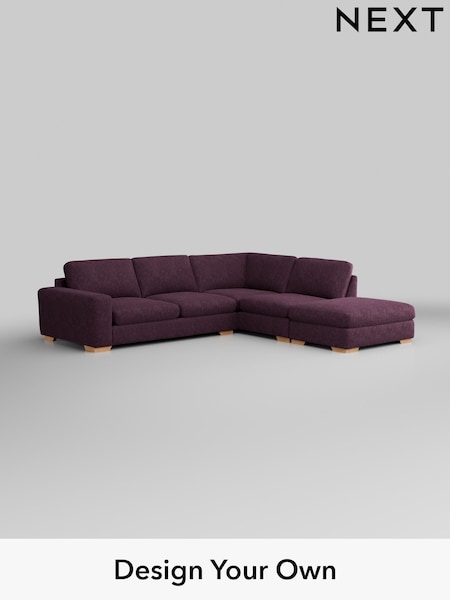 Plush Chenille/Dark Plum Purple Houghton Deep Sit (H35972) | £2,599