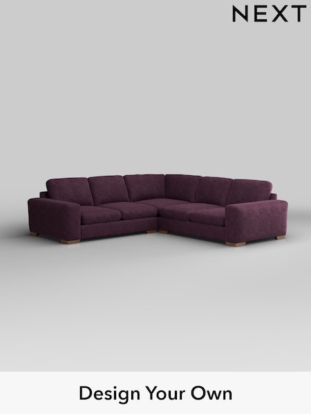 Plush Chenille/Dark Plum Purple Houghton Deep Sit (H35972) | £2,775