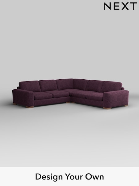 Plush Chenille/Dark Plum Purple Houghton Deep Sit (H35972) | £2,875