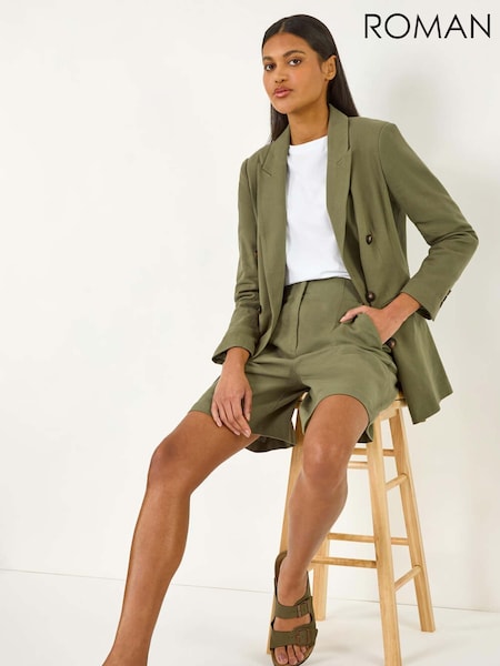 Roman Green Smart Twill Pocket 100% Cotton Shorts (H35990) | £40
