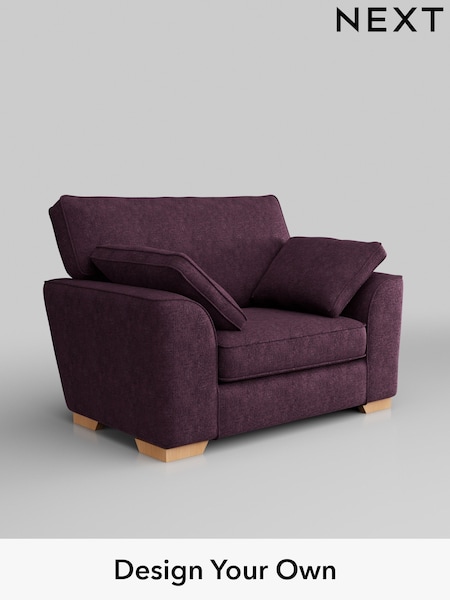 Plush Chenille/Dark Plum Purple Stamford (H35993) | £850