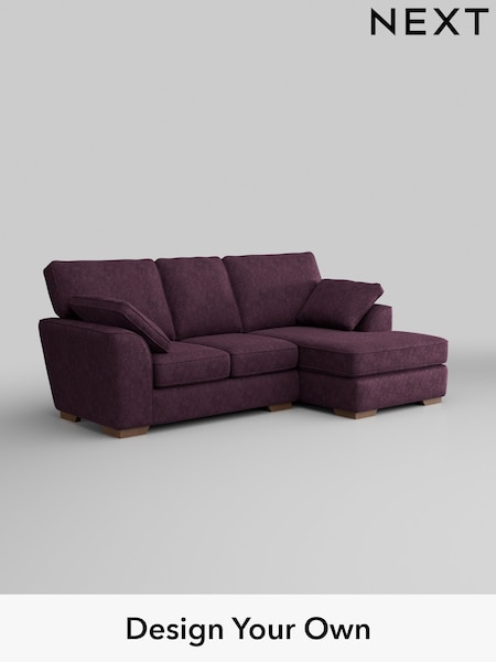Plush Chenille/Dark Plum Purple Stamford (H35993) | £1,699