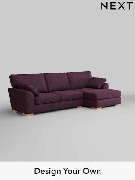 Plush Chenille/Dark Plum Purple Stamford (H35993) | £1,950
