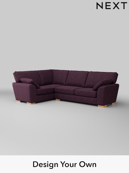 Plush Chenille/Dark Plum Purple Stamford (H35993) | £2,075
