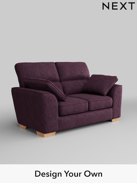 Plush Chenille/Dark Plum Purple Stamford Highback (H35995) | £1,099
