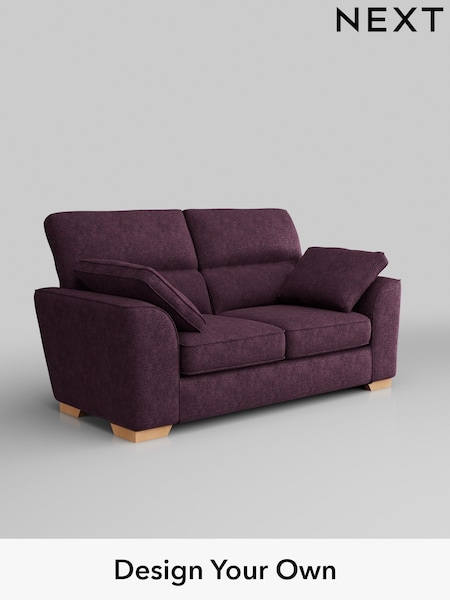 Plush Chenille/Dark Plum Purple Stamford Highback (H35995) | £1,199