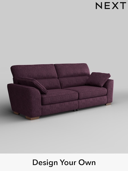 Plush Chenille/Dark Plum Purple Stamford Highback (H35995) | £1,399