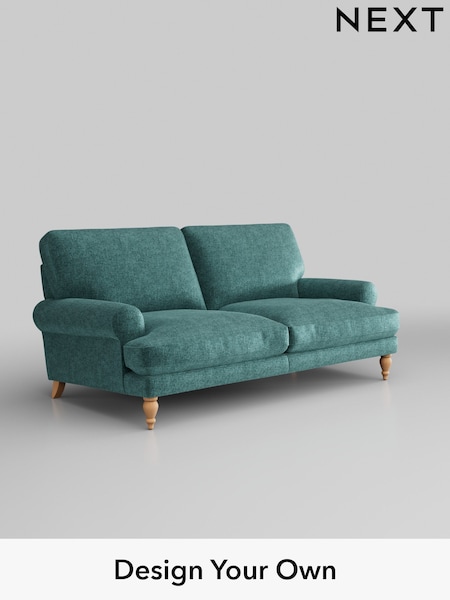 Plush Chenille/Dark Teal Green Erin Deep Relaxed Sit (H36015) | £1,275