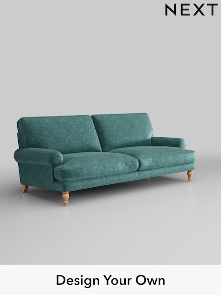 Plush Chenille/Dark Teal Green Erin Deep Relaxed Sit (H36015) | £1,375