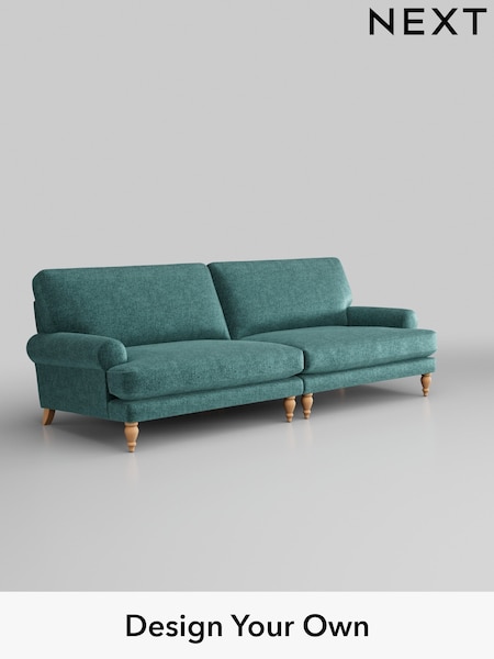 Plush Chenille/Dark Teal Green Erin Deep Relaxed Sit (H36015) | £1,475
