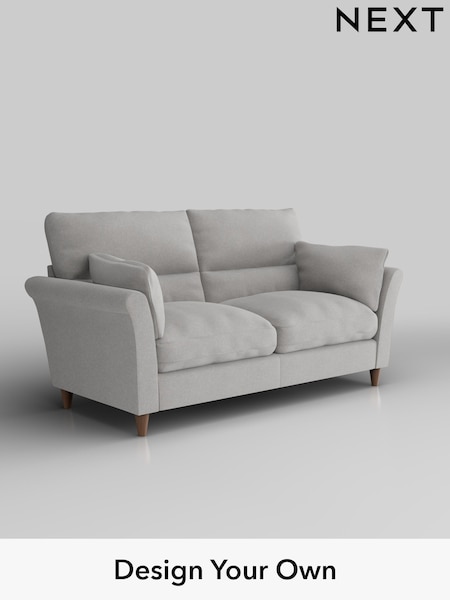 Natural Mix/Light Grey Hartley Highback Relaxed Sit (H36023) | £1,425
