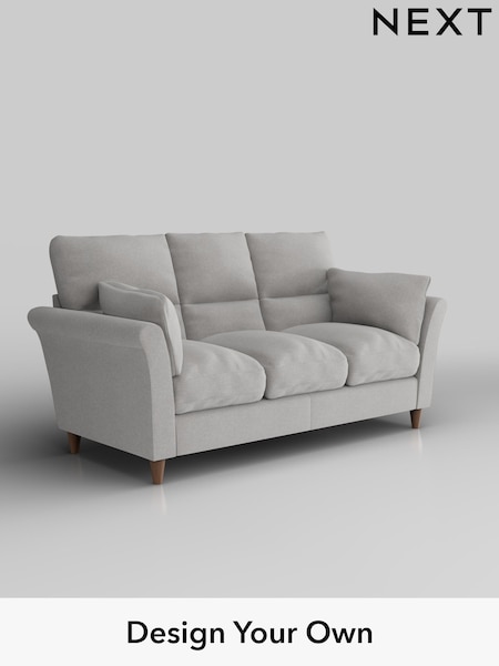 Natural Mix/Light Grey Hartley Highback Relaxed Sit (H36023) | £1,425