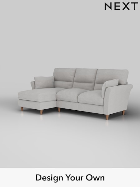 Natural Mix/Light Grey Hartley Highback Relaxed Sit (H36023) | £2,050