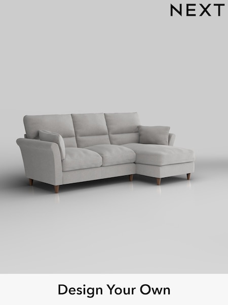 Natural Mix/Light Grey Hartley Highback Relaxed Sit (H36023) | £2,050