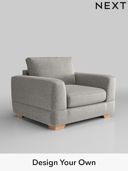 Plush Chenille/Light Grey Clayton (H36024) | £850
