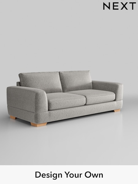 Plush Chenille/Light Grey Clayton (H36024) | £1,325