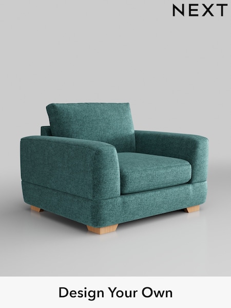 Plush Chenille/Dark Teal Green Clayton (H36029) | £850