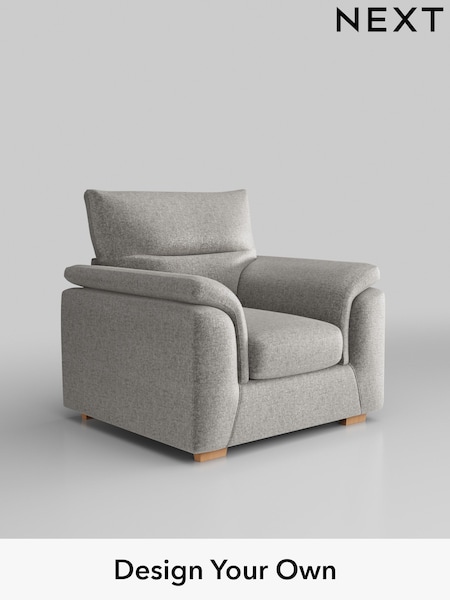 Plush Chenille/Light Grey Hayden Highback (H36032) | £750