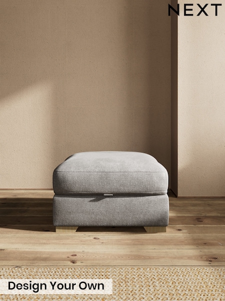 Plush Chenille/Light Grey - Houghton Deep Relaxed Sit