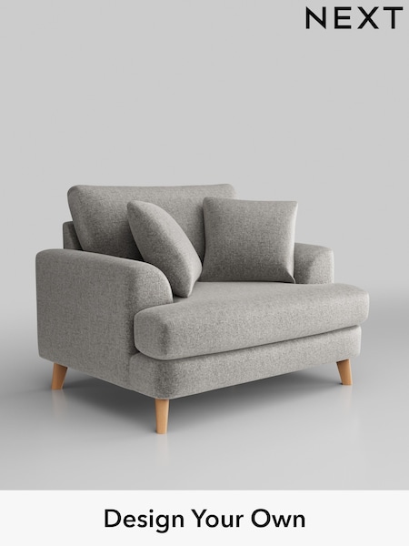 Plush Chenille/Light Grey Parker (H36036) | £975
