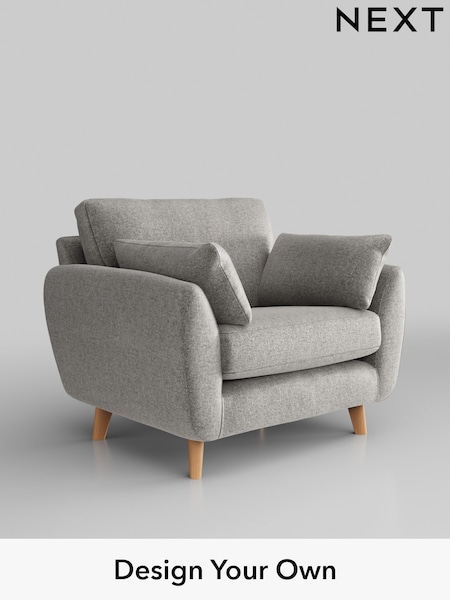 Plush Chenille/Light Grey Wilson (H36040) | £650