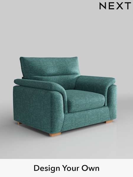 Plush Chenille/Dark Teal Green Hayden Highback (H36042) | £850