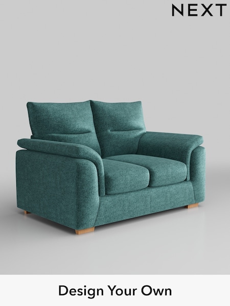 Plush Chenille/Dark Teal Green Hayden Highback (H36042) | £1,025