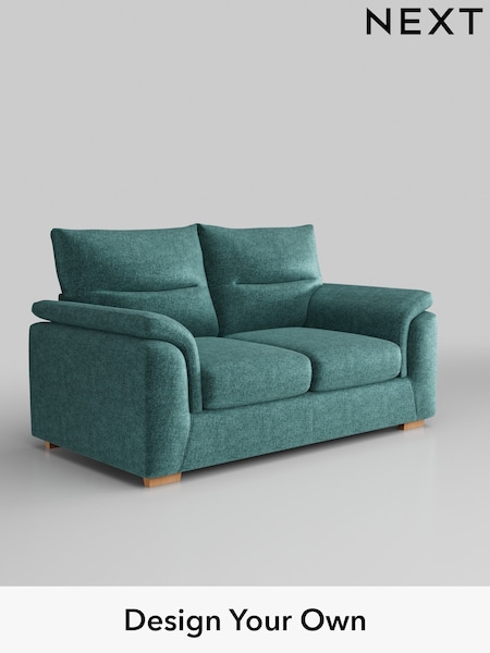 Plush Chenille/Dark Teal Green Hayden Highback (H36042) | £1,125