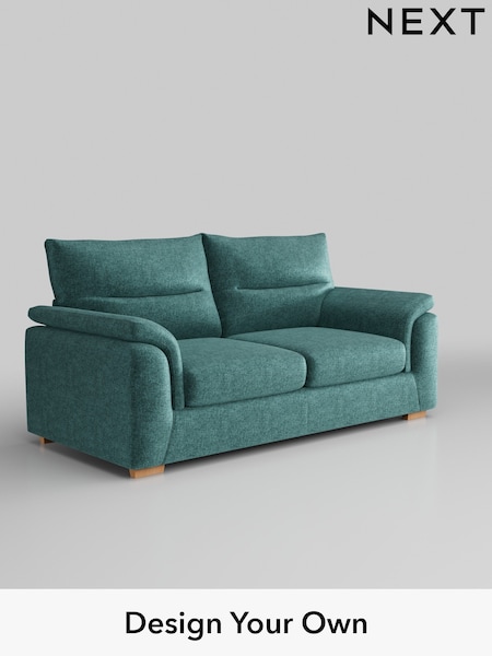 Plush Chenille/Dark Teal Green Hayden Highback (H36042) | £1,225