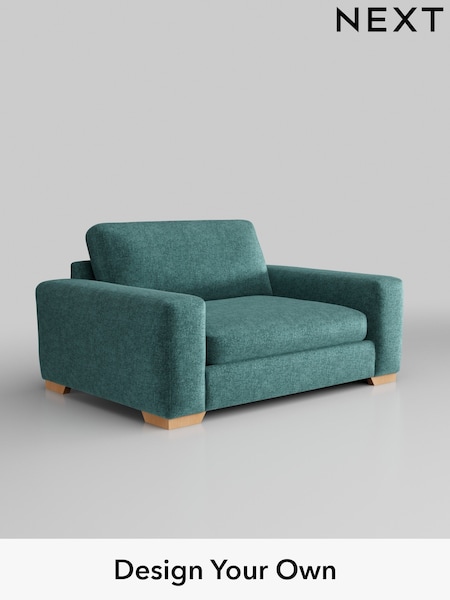Plush Chenille/Dark Teal Green Houghton Deep Sit (H36043) | £1,175