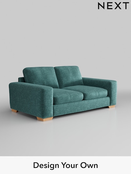 Plush Chenille/Dark Teal Green Houghton Deep Sit (H36043) | £1,275