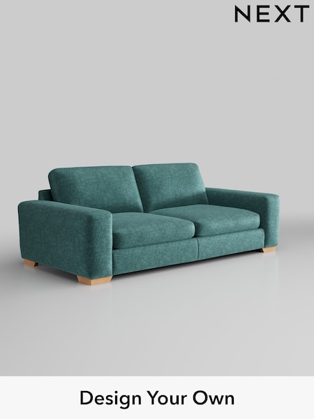 Plush Chenille/Dark Teal Green Houghton Deep Sit (H36043) | £1,475