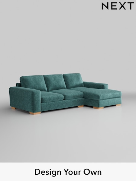Plush Chenille/Dark Teal Green Houghton Deep Sit (H36043) | £2,050