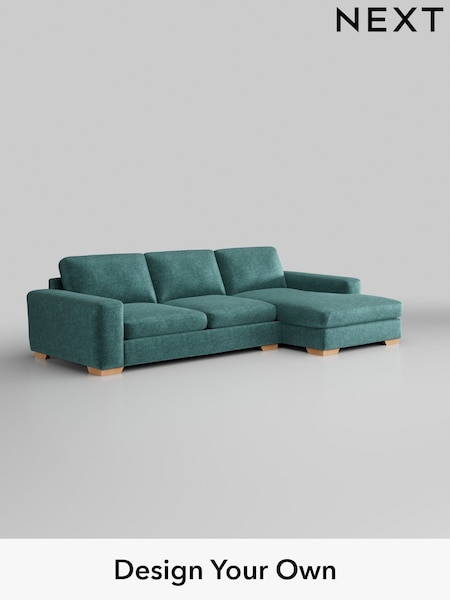 Plush Chenille/Dark Teal Green Houghton Deep Sit (H36043) | £2,250