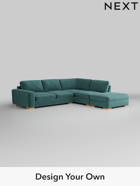 Plush Chenille/Dark Teal Green Houghton Deep Sit (H36043) | £2,599
