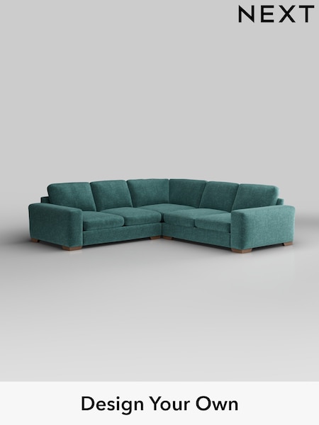 Plush Chenille/Dark Teal Green Houghton Deep Sit (H36043) | £2,775