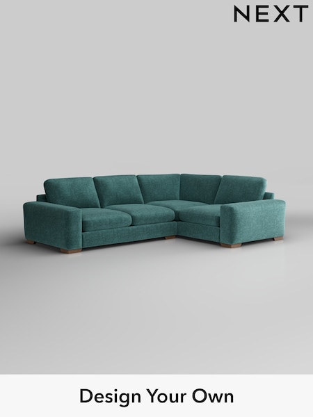 Plush Chenille/Dark Teal Green Houghton Deep Sit (H36043) | £2,575
