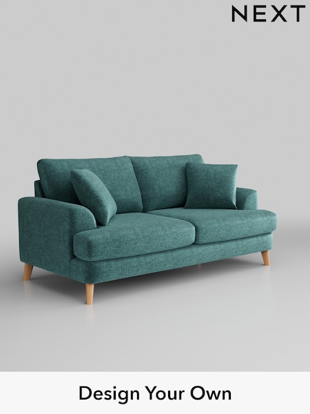 Plush Chenille/Dark Teal Green Parker (H36046) | £1,375